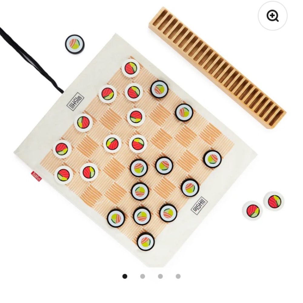 NIB Balvi Sushi Checkers Board Game